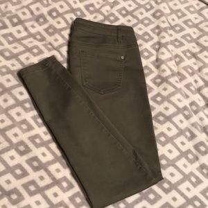 Olive Green Skinny Jeans